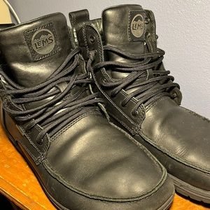 LEMS Boulder Boots | Waterproof Black